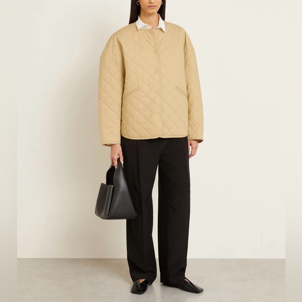 Toteme Quilted Jacket, S,Desert